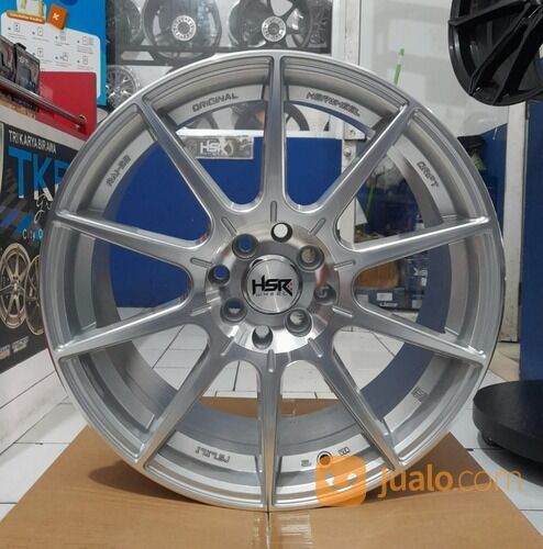 Velg Mobil Racing R17 Velg HSR RAi S2 Ring 17 PCD 4x100/114,3 SILVER POLISH