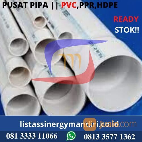 DISTRIBUTOR PIPA PVC BERKUALITAS DAN MURAH,SNI
