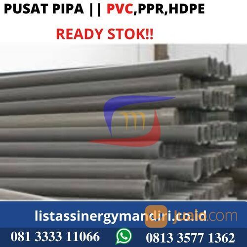 DISTRIBUTOR PIPA PVC BERKUALITAS DAN MURAH,SNI