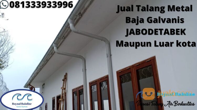 Talang Metal Baja Galvanis Lisplang Rumah Bekasi
