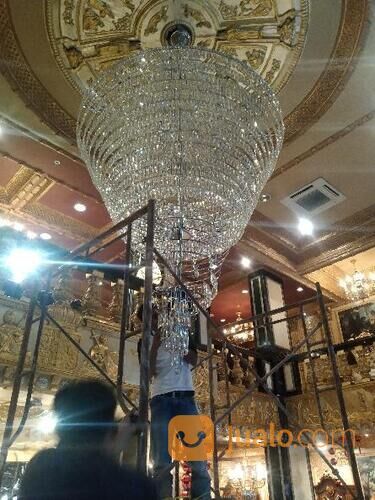 Jasa Pemasangan Service Cuci Lampu Hias Kristal Tangerang