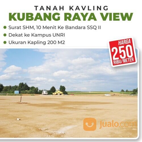 Tanah Kavling Kubang Raya View