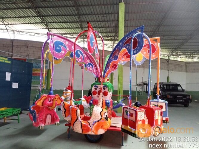 Istana Rumah Balon - Mini Coaster Kereta Panggung Komedi Putar Safari Kereta Mini Wisata