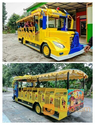 Kereta Mini Wisata Odong Odong - Kereta Panggung Kereta Lantai Full Aksesoris