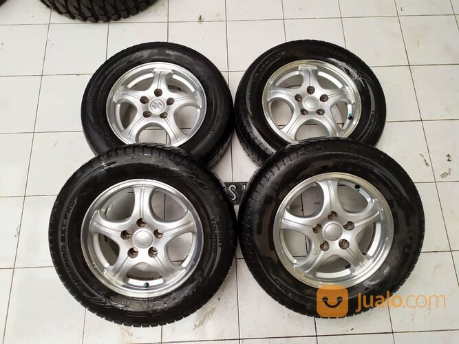 Velg Dan Ban Bekas Mobil Oem Hyundai Trajet Ring 15 Pcd Baut 5x114,3
