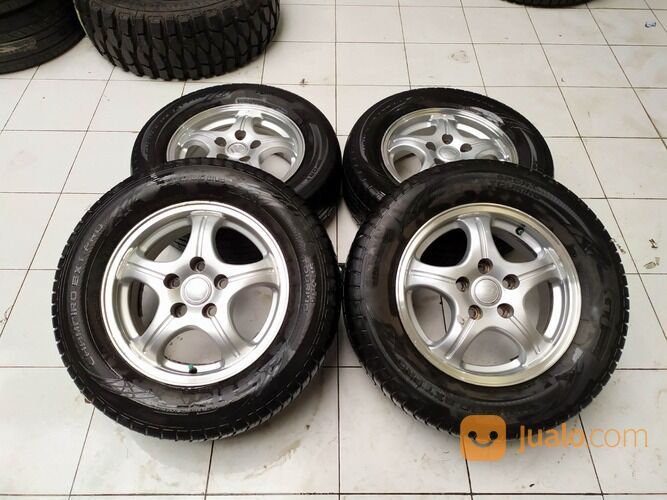 Velg Dan Ban Bekas Mobil Oem Hyundai Trajet Ring 15 Pcd Baut 5x114,3