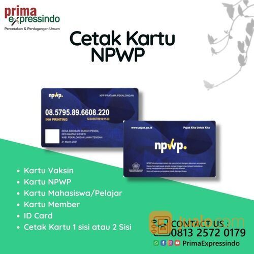 Cetak Kartu ID Card Pvc 1 Sisi