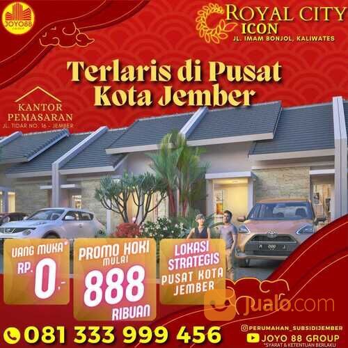 RUMAH SUBSIDI TERLARIS DI PUSAT KOTA JEMBER ROYAL CITY ICON KALIWATES