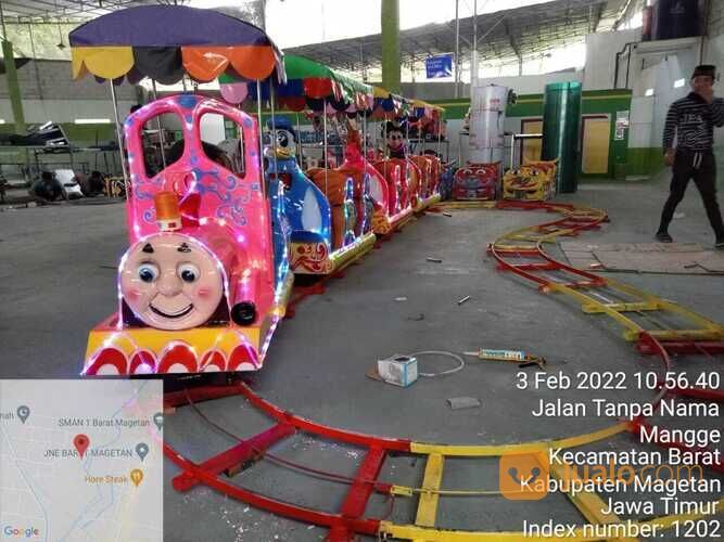 Odong Odong Mobil Kereta Mini Wisata - Istana Rumah Balon Kereta Lantai Komedi Putar Safari