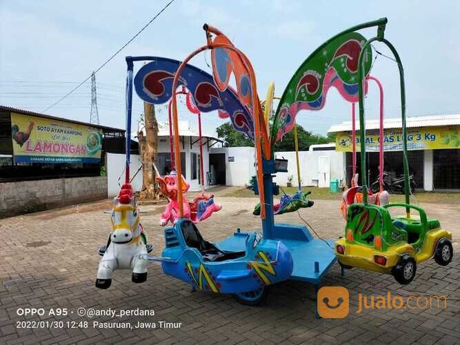 Odong Odong Mobil Kereta Mini Wisata - Istana Rumah Balon Kereta Lantai Komedi Putar Safari