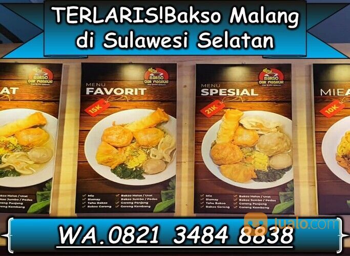 TERLARIS! WA.0821 3484 8838, Bakso Malang Di Palopo Sulawesi Selatan