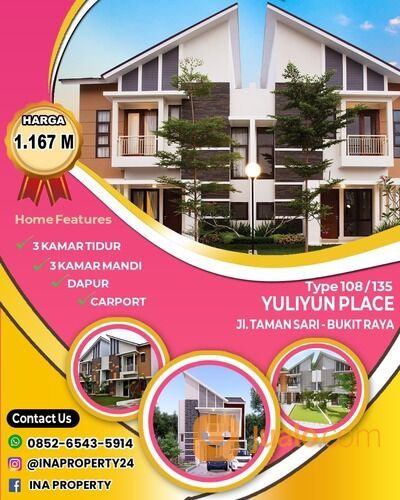 MILIKI RUMAH NYAMAN DI JL.CIPTA SARI SUDIRMAN KOTA PEKANBARU