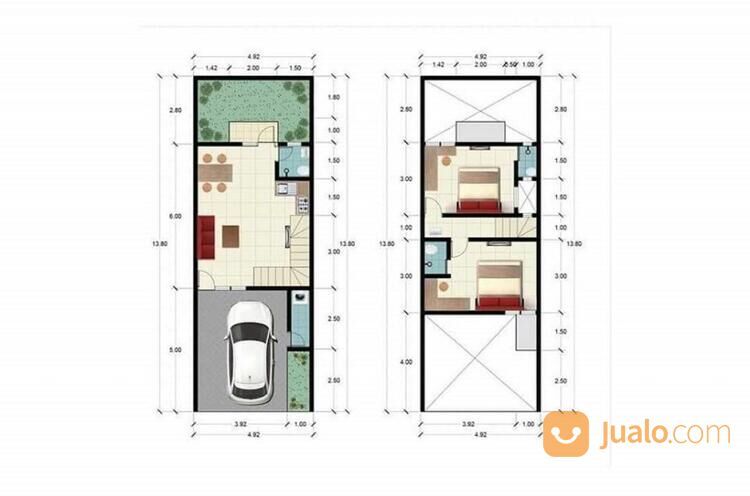 Rumah Murah Di Perumahan Nirwana Eksekutif Dekat MERR , Stikom Free Pajak , Notaris Dan BalikNama