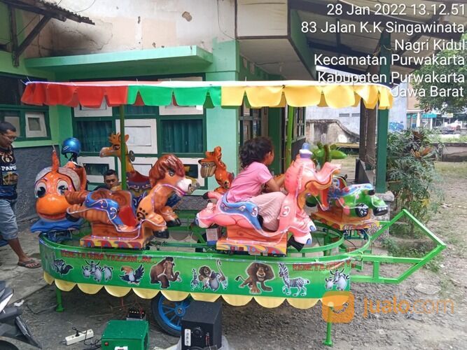 Odong Odong Kereta Mini Panggung - Kereta Wisata Full Aksesoris