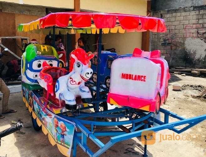 Kereta Panggung Odong Odong Mobil Wisata - Full Aksesoris