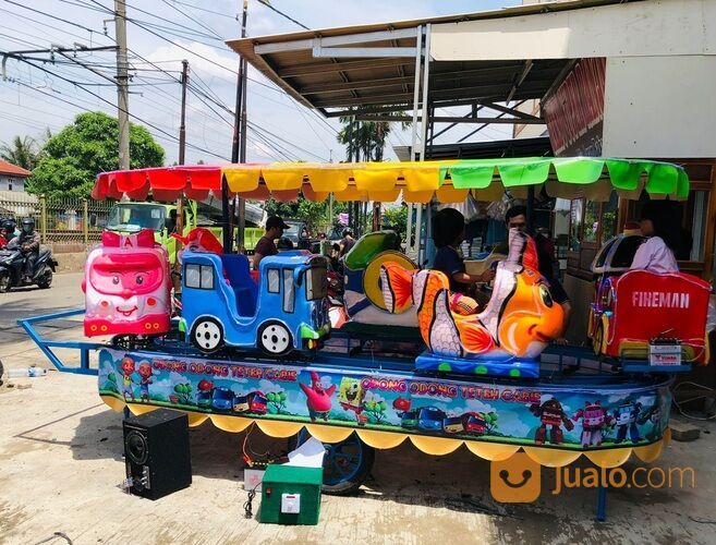 Kereta Panggung Odong Odong Mobil Wisata - Full Aksesoris
