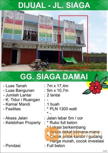 Ruko Siaga, Pontianak, Kalimantan Barat