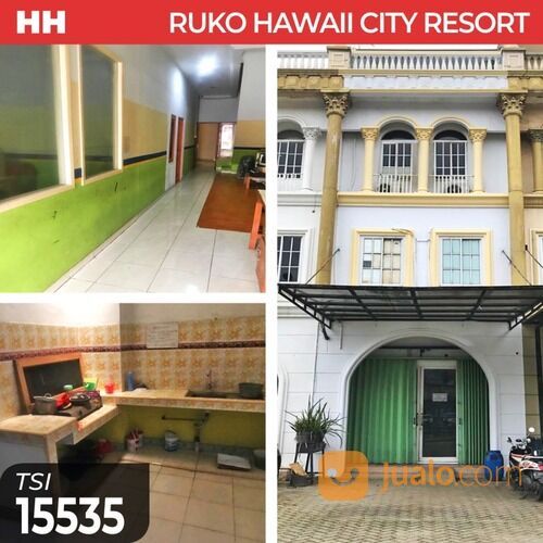 (TSI/15535) Ruko Hawaii City Resort, Cengkareng, Jakarta Barat, 4.5x15 M, 3 Lt, HGB