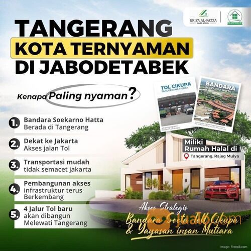 Perumahan Syariah Di Rajeg Tangerang | GRIYA AL FAZZA RAJEG MULYA