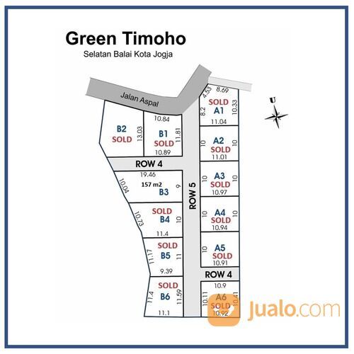 Tanah Kavling Green Timoho Jogja, 1 Unit Terakhir