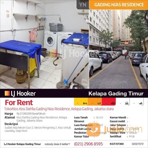 Toko/Kios Kios Dahlia Gading Nias Residence, Kelapa Gading, Jakarta Utara