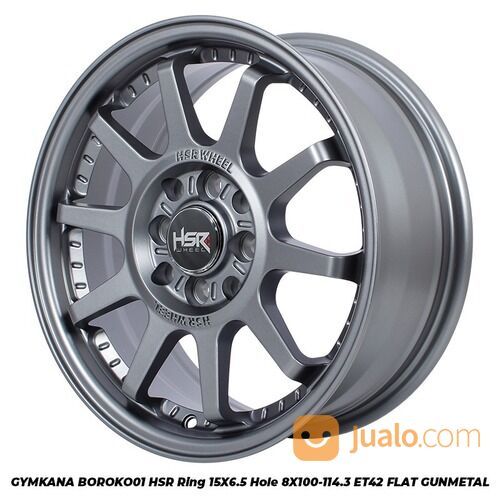 VELG MOBIL HSR GYMKANA BOROKO 01 HSR R15X65 H8X100-114,3 ET42 RATA BODY