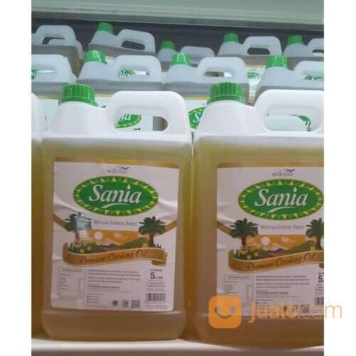 Distributor Minyak Goreng Sania 5 Liter Isi 4 Jrigen/Dus