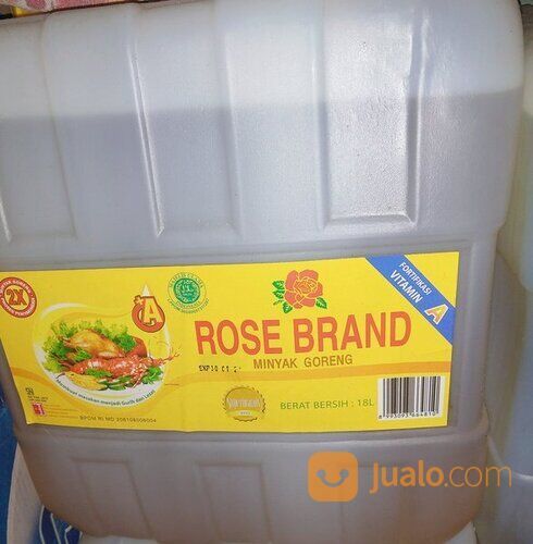 Distributor Minyak Goreng Rose Brand 18 Liter Jrigen/Bib
