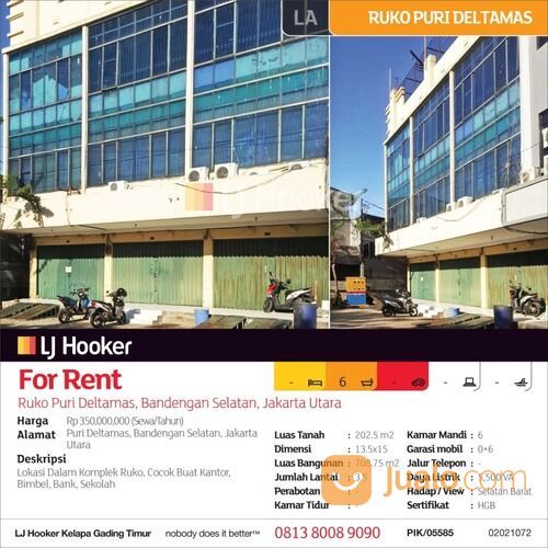 Ruko Puri Deltamas, Bandengan Selatan, Jakarta Utara