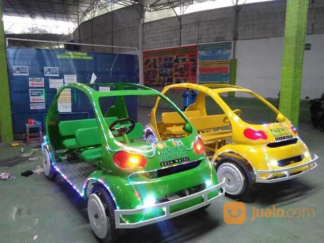 Odong Odong Kereta Panggung Tayo Double Jok - Kereta Mini Wisata Becak Cinta