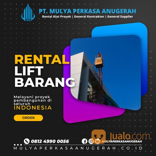 Sewa Lift Barang Proyek Wonosobo