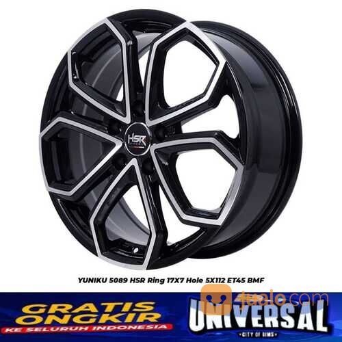 VELG R17 HSR BUAT MOBIL AVANZA YARIS VIOS VELG HSR YUNIKU R17 PCD4X100/114,3 FREE ONGKIR