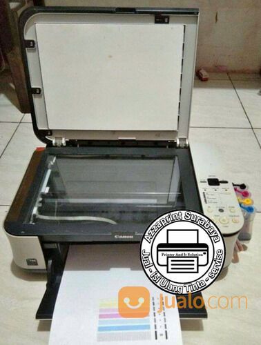 Printer Canon Mp258 Print Scan Foto Copy Warna Infus Joss Second Baik