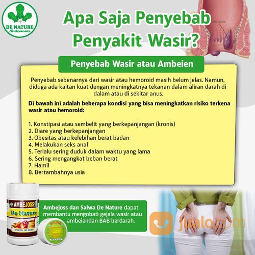 Ambejoss & Salwa Obat Herbal Asli De Nature Ampuh Atasi Wasir Ambeien