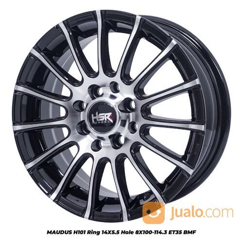 Velg Mobil HSR Ring 14 HSR MAUDUS R14 Untuk Brio Agya Sigra - Bisa Cicilan Velg