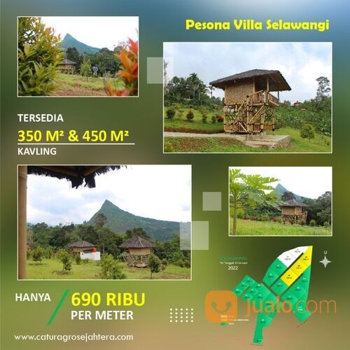 Villa Kebun Yang Berada Dalam Cluster Pesona Villa Selawangi Yang Asri Dan Alami