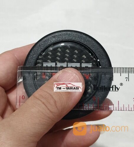 Horn Button Impor Tombol Klakson Stir Racing Momo Carbon Universal