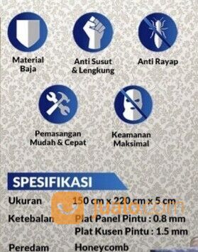 Pintu Utama Double Door Galaxy Olympus Premium Casting Special Design New Series