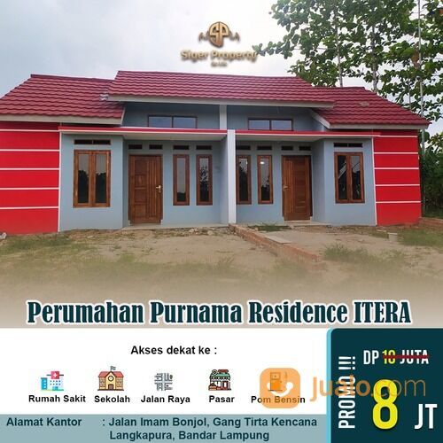 Rumah type 36 sejuk dan bebas banjir dekat pintu tol kotabaru