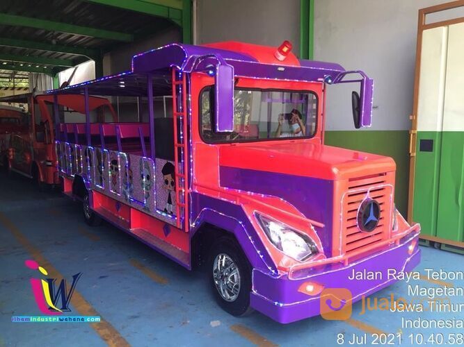 odong odong kereta mini wisata mesin mobil - kereta panggung mandi bola