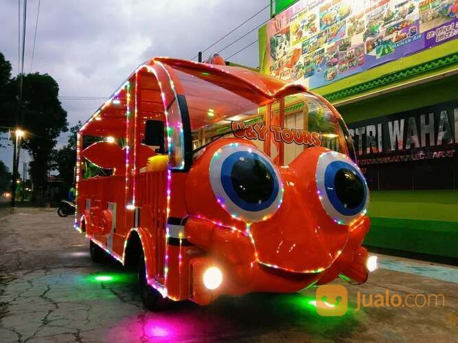 odong odong kereta mini wisata mesin mobil - kereta panggung mandi bola