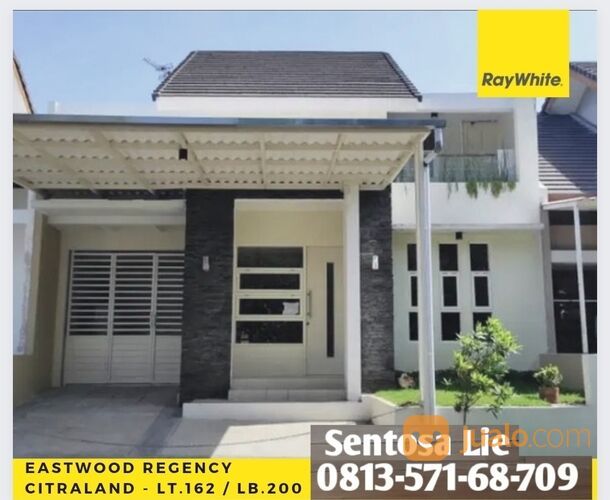 Rumah Ada Kolam Renang Eastwood Regency Citraland Modern 2 Lantai Surabaya Siap Huni