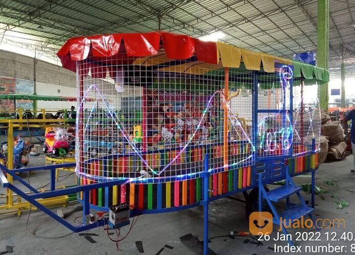 odong odong mobil motor campuran - kereta panggung waterboom mandi bola bebek kayuh