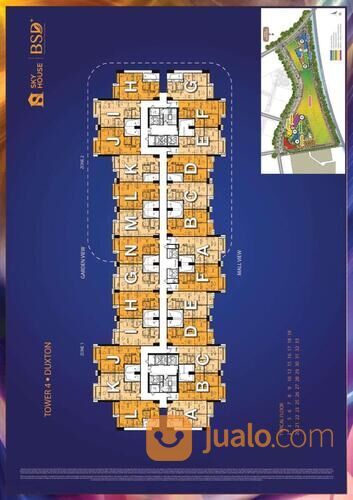 Apartemen Sky House BSD+, Tower Duxton, Type Dazzling