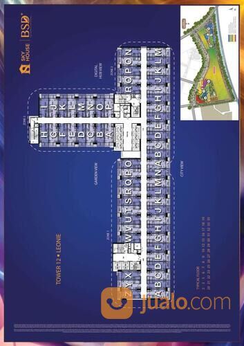 Apartemen Sky House BSD+, Tower Leonie, Type Glorius Studio