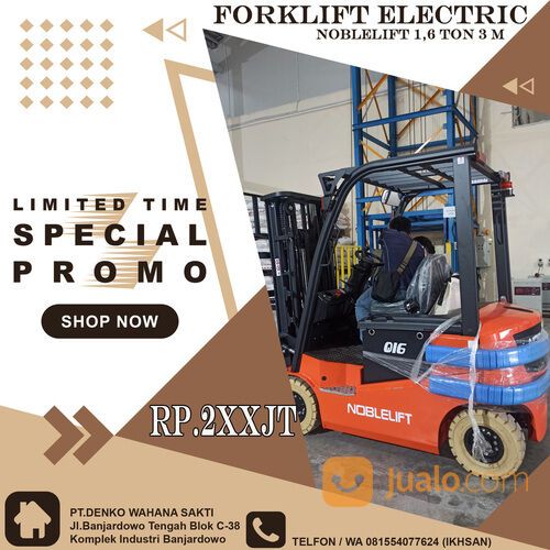 Distributor Resmi Forklift Electric Noblelift