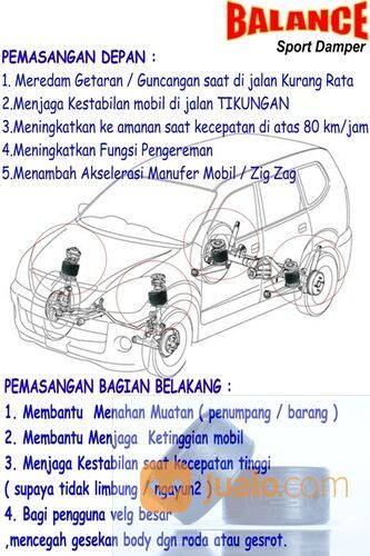 Buruan Merapat Ke Bengkel Ibenk Oto Untuk Atasi Limbung & Amblas Mobil. Pakai BALANCE Damper