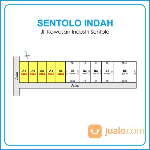 Tanah Sentolo 1 Jt-an