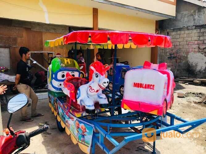 odong odong kereta panggung bbg campuran - kora kora komedi putar