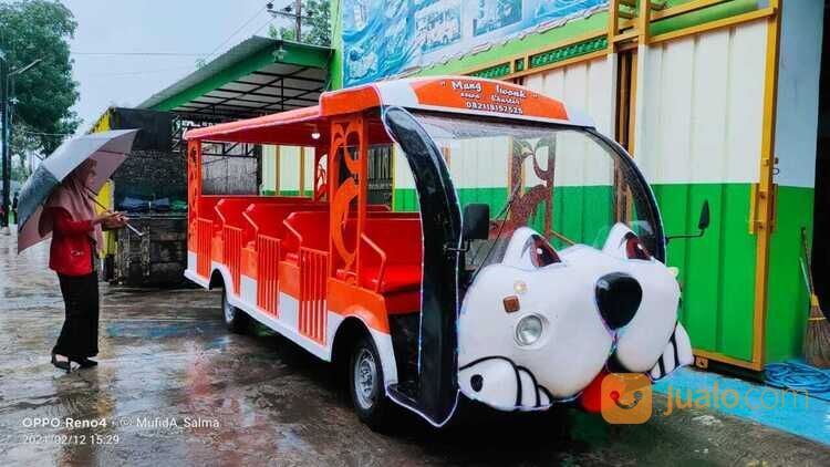 kereta mini karakter odong odong mobil - mandi bola mainan koin